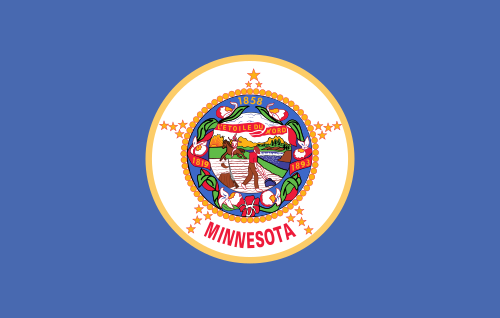 Old Minnesota Flag